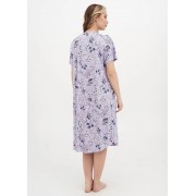 Нічна сорочка Cotpark світло-фіолетова 2XL,3XL,4XL,5XL 13687